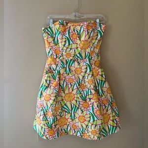 Lilly Pulitzer Daisy Sunflower Dress size 6 Vintage Lilly
